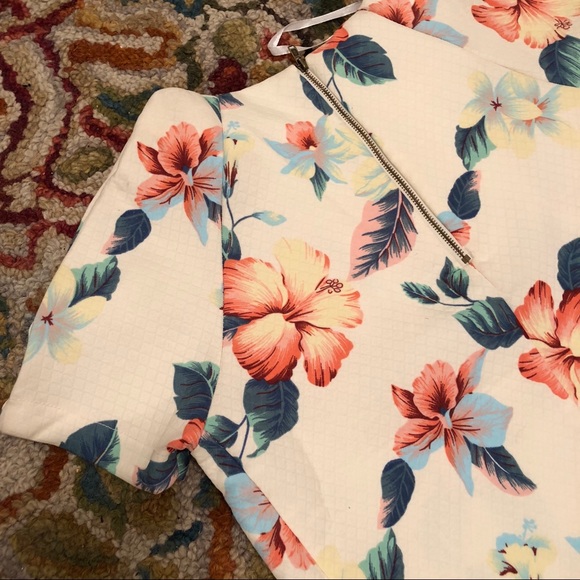 AX Paris Shift Floral Print Shift Dress Size 8 - Picture 6 of 7